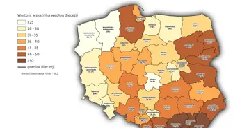 Mieszkańcy Łódzkiego nie są zbyt religijni