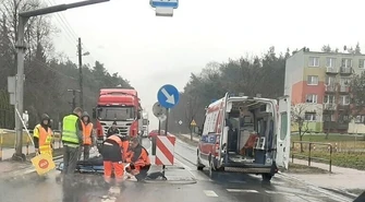 Starsza kobieta potrącona na pasach w Sulejowie