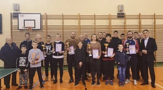 Poznaliśmy mistrzów gminy Aleksandrów w tenisie stołowym