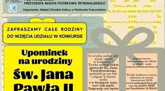 Konkurs z okazji rocznicy urodzin św. Jana Pawła II