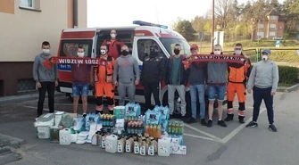 Ratownicy z Sulejowa dziękują za wsparcie