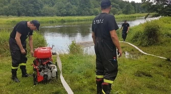 Gdyby doszło do pożaru... Strażacy i leśnicy skontrolowali punkty czerpania wody