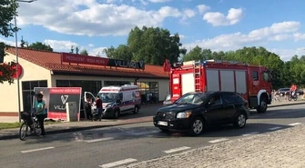 Wypadek na Śląskiej. Ranny motocyklista
