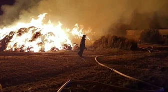 Pożar w gminie Moszczenica