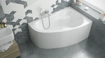 Wanny narożne w małej łazience