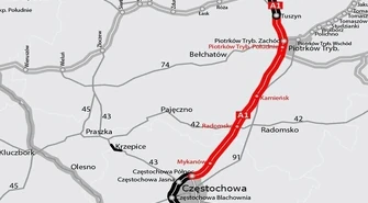 Autostrada A1: Ruch po jednej nitce jeszcze w tym roku