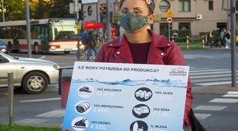 Viva! o kryzysie klimatycznym. Uliczna akcja w Piotrkowie