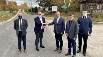 Z Lubiaszowa do Golesz po nowej drodze