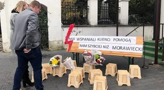 Piotrkowianie pomogli sprzedającym. Wsparcia udzieliło też starostwo