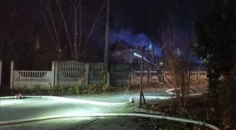 Ciało znalezione w pogorzelisku