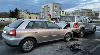 Kierowca audi nie wyhamował