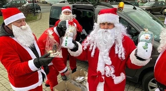 Wolborscy Mikołaje odwiedzili dzieci z regionu