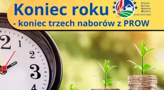 Koniec roku - koniec trzech naborów z PROW