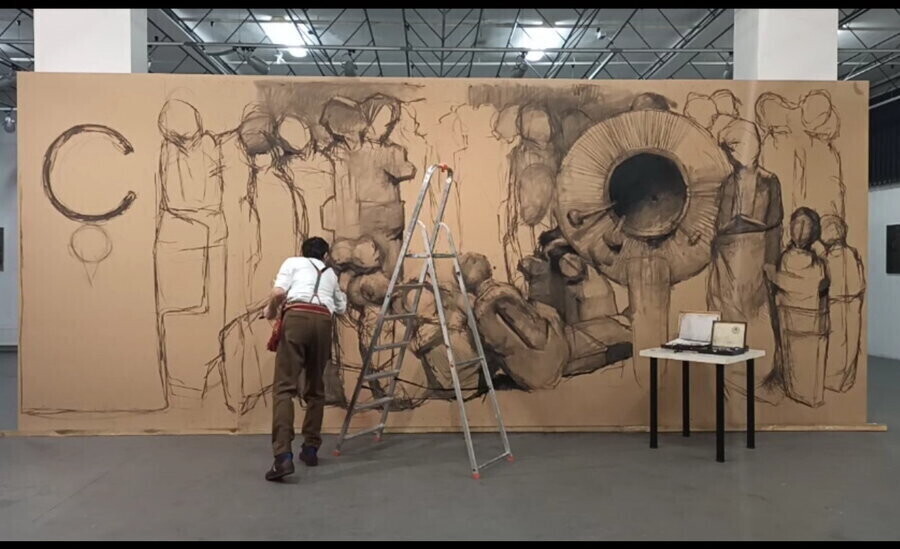 Zobacz jak na żywo powstaje dzieło sztuki