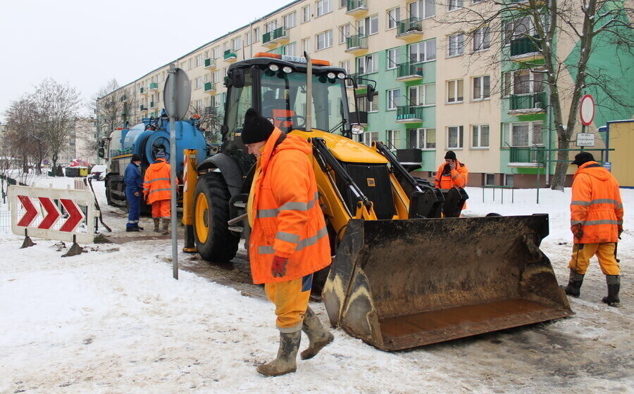 Awaria sieci wodociągowej przy ul. Wysokiej