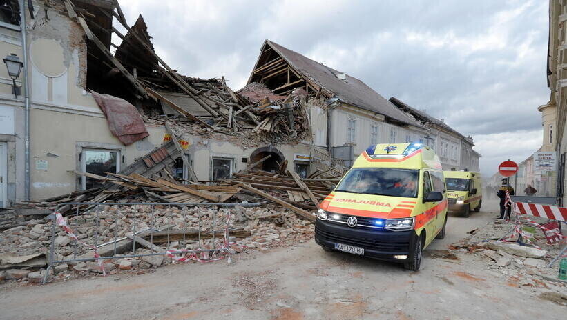 Zbiórka na rzecz ofiar trzęsień ziemi w Chorwacji