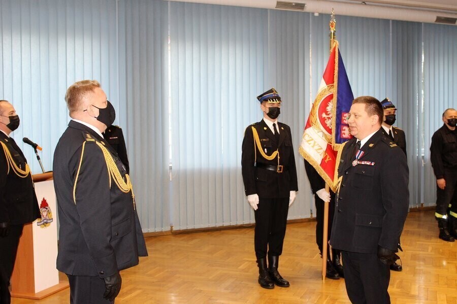 Strażacy uroczyście pożegnali swojego komendanta