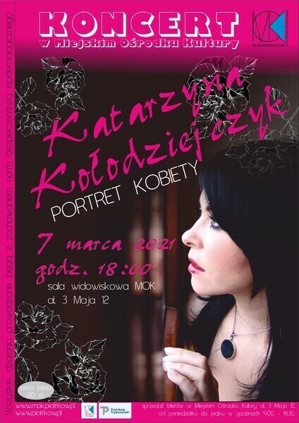 Koncert Kasi Kołodziejczyk Portret Kobiety w MOK Piotrków Trybunalski