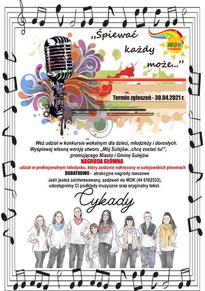 W Sulejowie Śpiewać każdy może...