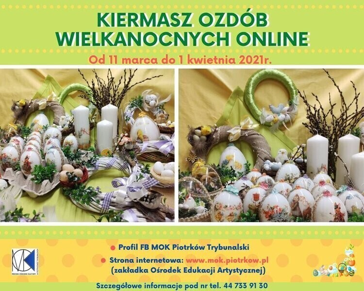 Kiermasz wielkanocny Ośrodka Edukacji Artystycznej MOK