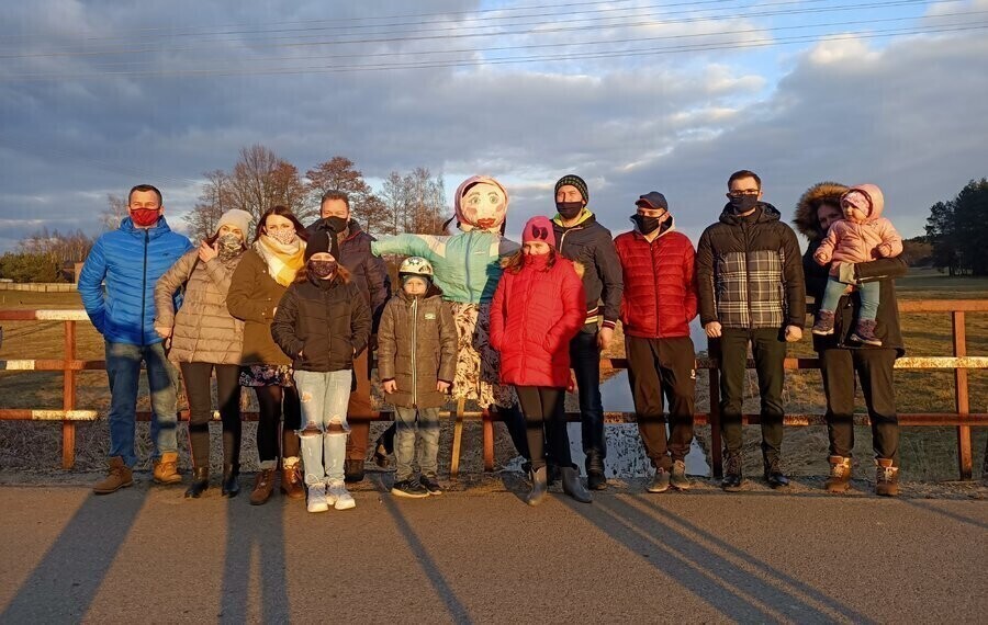 Zimę pożegnali nad Bogdanówką