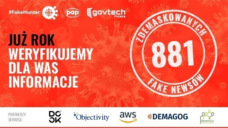 Pierwsze urodziny FakeHuntera Polskiej Agencji Prasowej