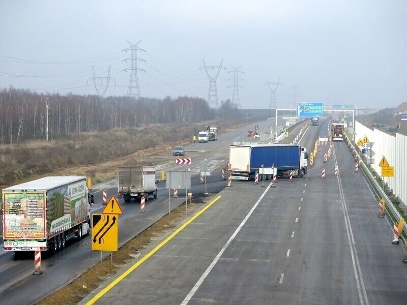 Postępy na remontowanej A1. Będą też utrudnienia