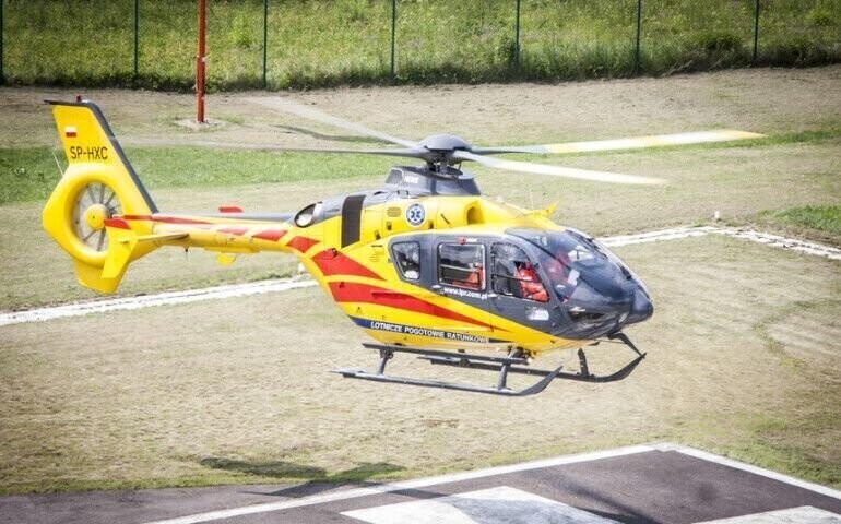 Wypadek z udziałem spadochroniarza