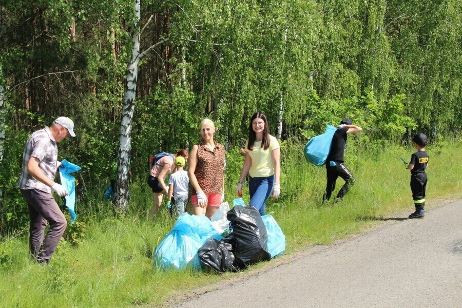 Posprzątali las w Sepnej i Kamiennej