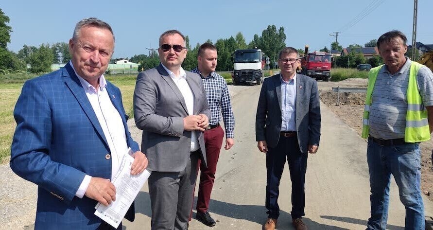 Droga Studzianki - Golesze w budowie