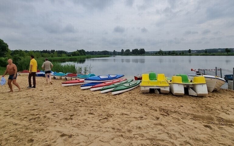 Słoneczko otwarte ale pogoda nie zachęca do kąpieli