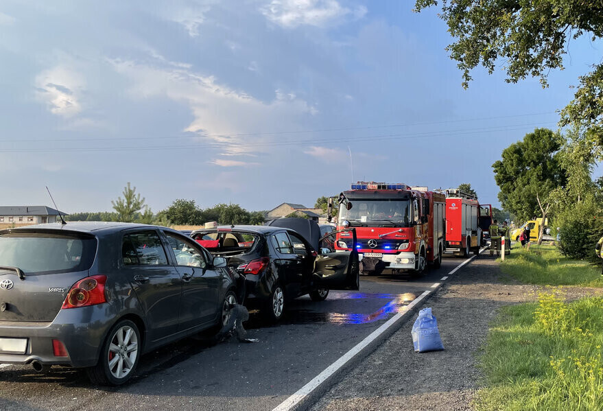 Groźny wypadek na DK91