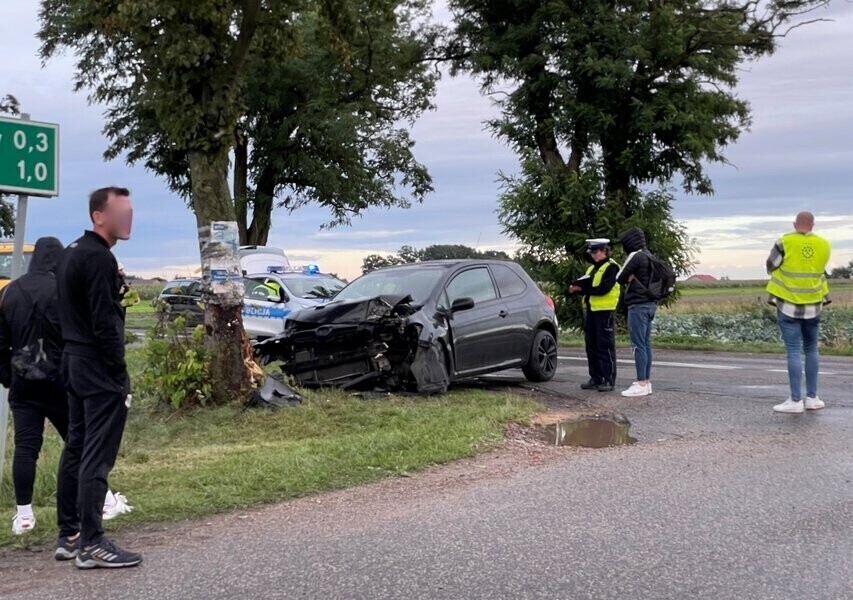 Groźny wypadek w gminie Grabica