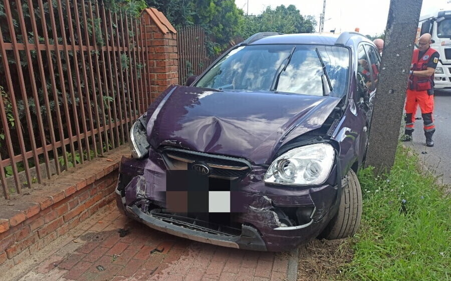 Trzy samochody zderzyły się w Sulejowie