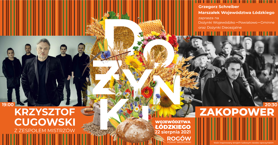 Marszałek Grzegorz Schreiber zaprasza na Dożynki