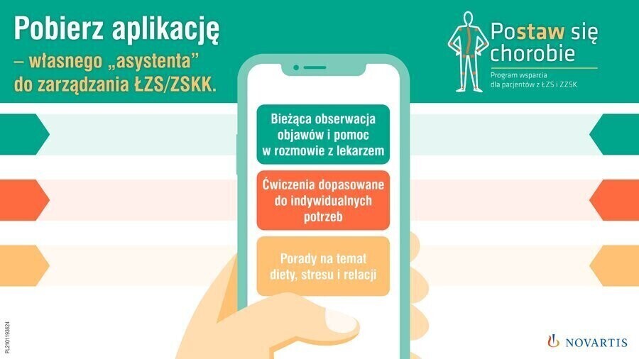 Aplikacja na telefon dla pacjentów z ZZSK i ŁZS która ma być asystentem w zarządzaniu chorobą