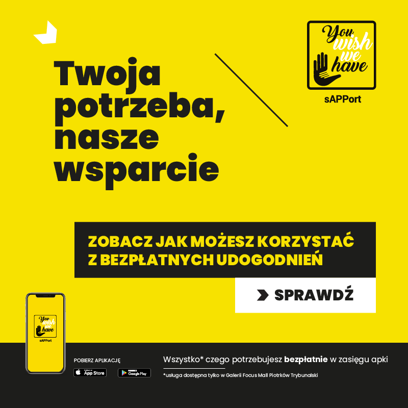 Aplikacja sAPPort wspiera podczas zakupów w Focus Mall