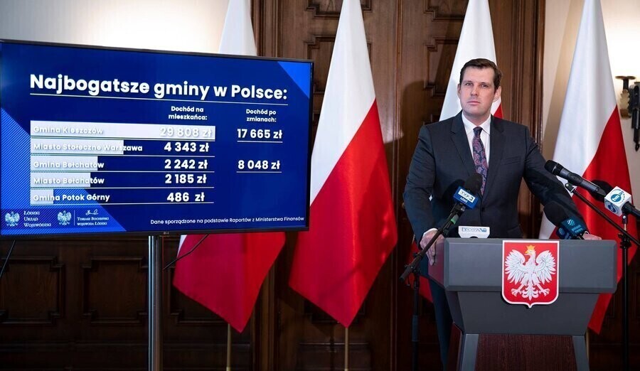 Gmina Kleszczów mniejsza Wojewoda złożył wniosek