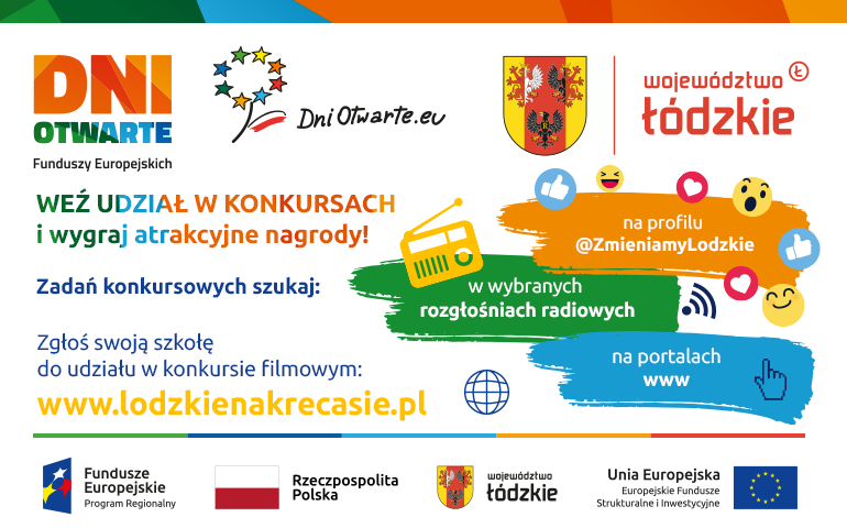 Dni Otwarte Funduszy Europejskich Łódzkie zaprasza