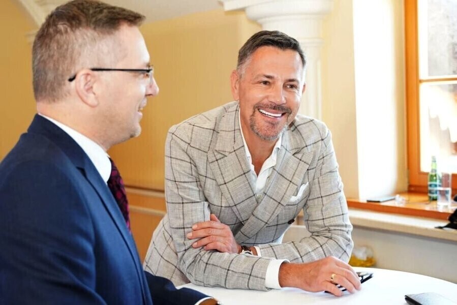 Krzysztof Ibisz pomaga promować łódzkie