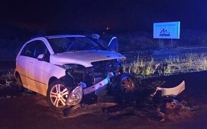 Czołowe zderzenie w Kamieńsku