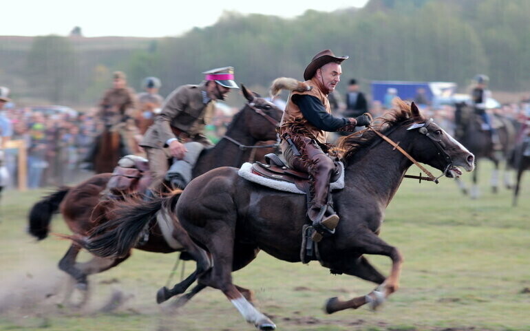 Święto myśliwych i łowczych w Spale zdjęcia