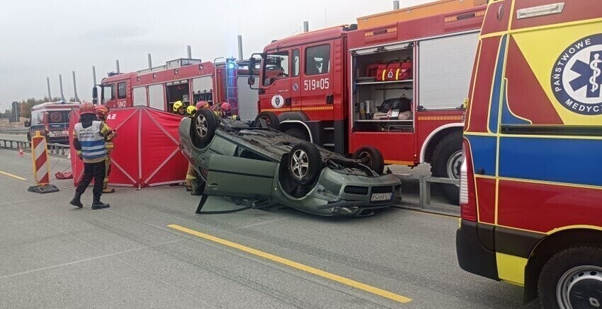 Dachowanie na A1 AKTUALIZACJA