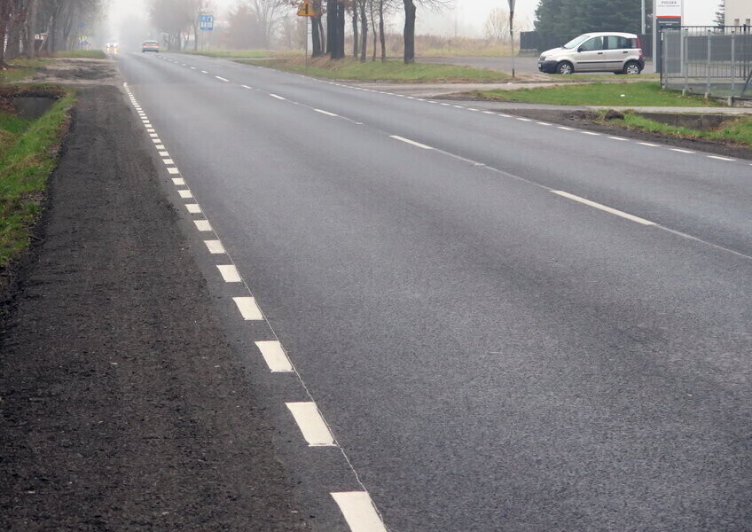 Krakowskie Przedmieście z nową nawierzchnią