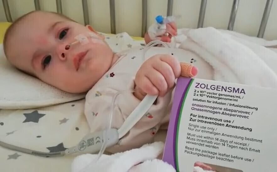 Zosia już po terapii genowej