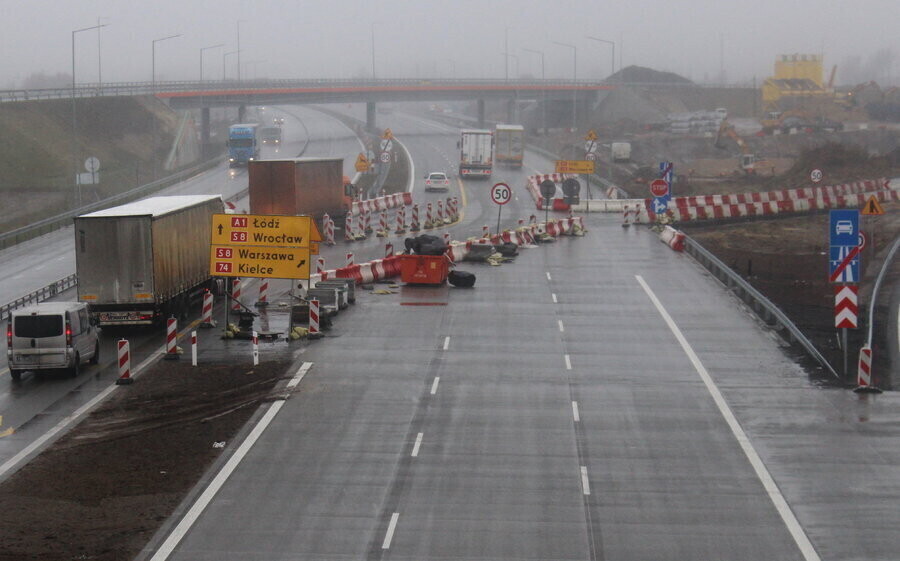 Do Tuszyna dojedziemy trzypasmową autostradą