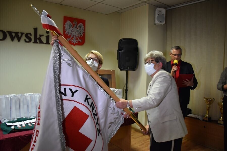 Sztandar dla honorowych krwiodawców