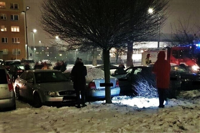 Pijany kierowca pofrunął swoim oplem