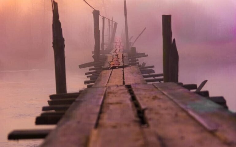 Odkrywamy znane i nieznane - Małpi most nad Pilicą