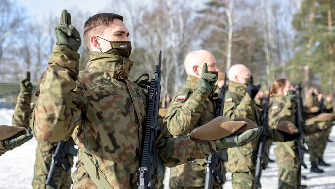 Przysięga wojskowa w rocznicę utworzenia Armii Krajowej